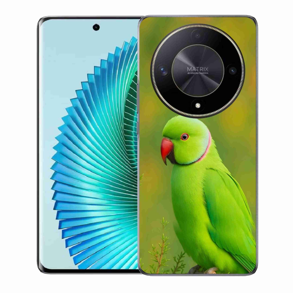 Gélový kryt mmCase na Honor Magic 6 Lite 5G - papagáj alexander 2