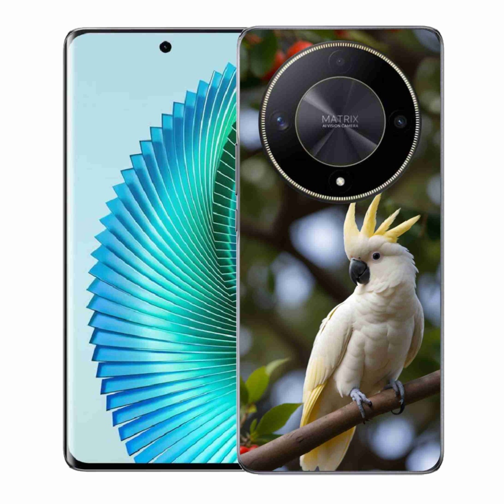 Gélový kryt mmCase na Honor Magic 6 Lite 5G - papagáj kakadu 3
