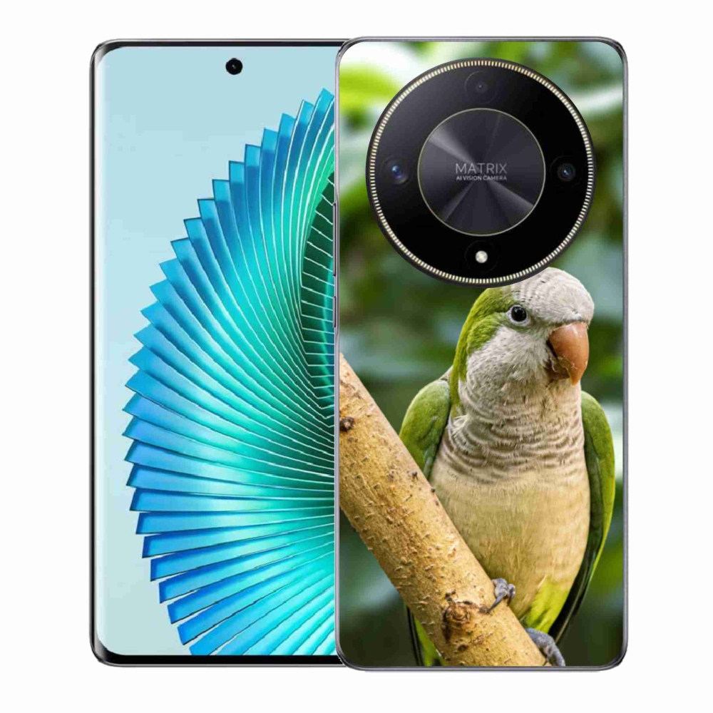 Gélový kryt mmCase na Honor Magic 6 Lite 5G - papagáj mníšok