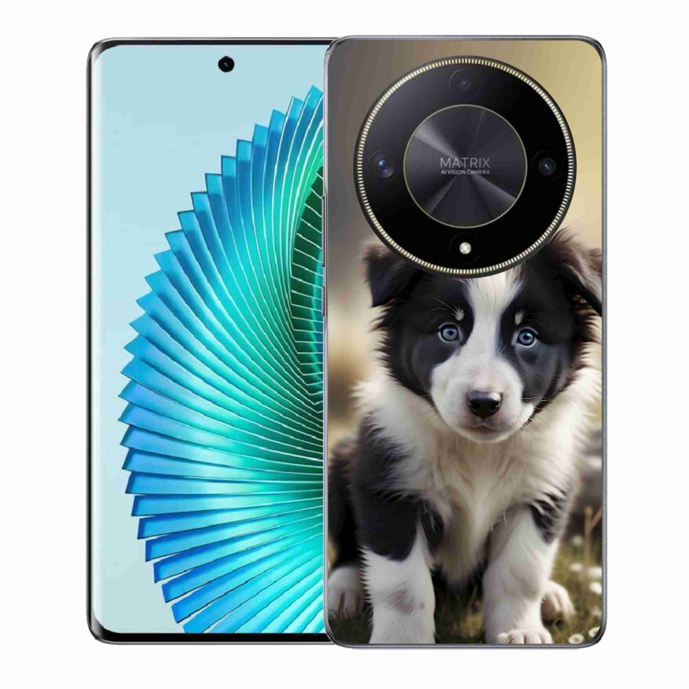 Gélový kryt mmCase na Honor Magic 6 Lite 5G - roztomilá border kólia