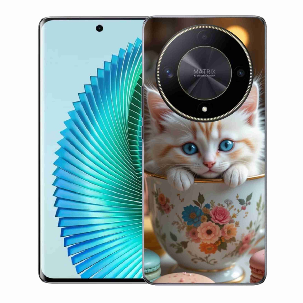 Gélový kryt mmCase na Honor Magic 6 Lite 5G - roztomilé mačiatko 6