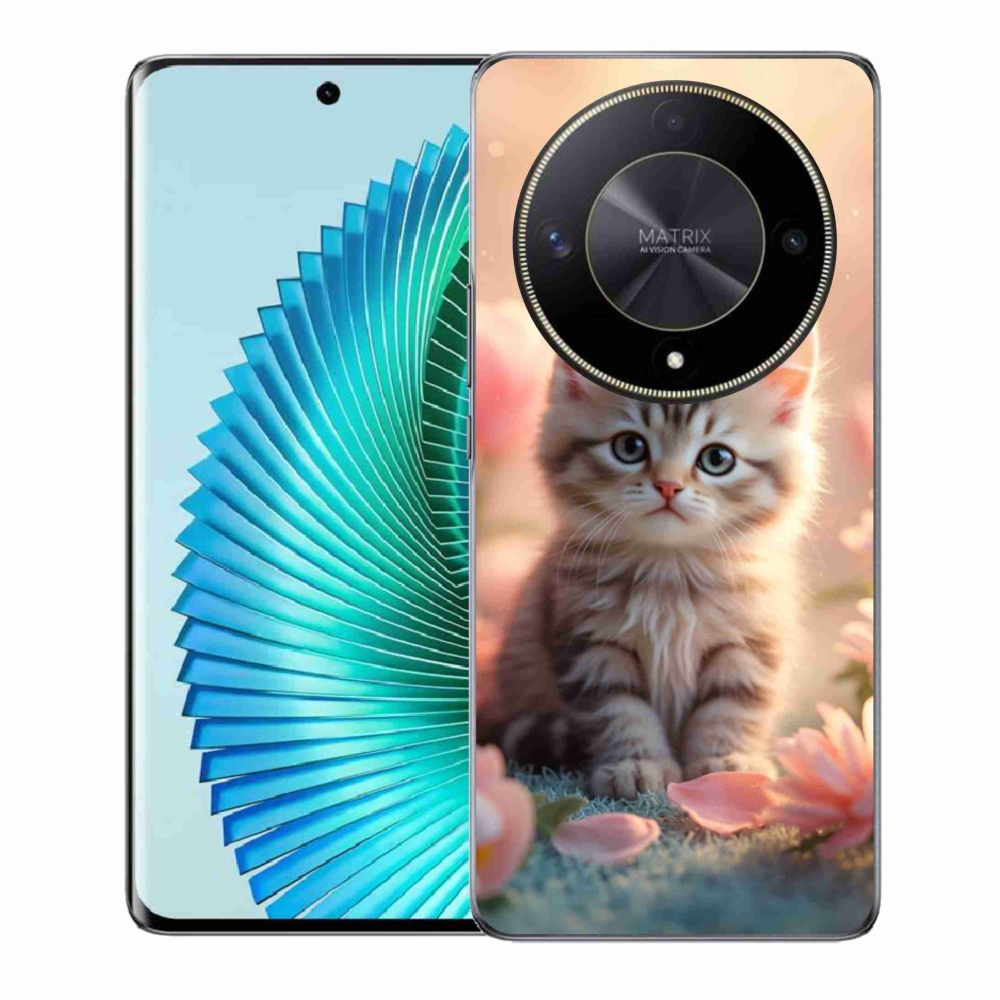 Gélový kryt mmCase na Honor Magic 6 Lite 5G - roztomilé mačiatko 8