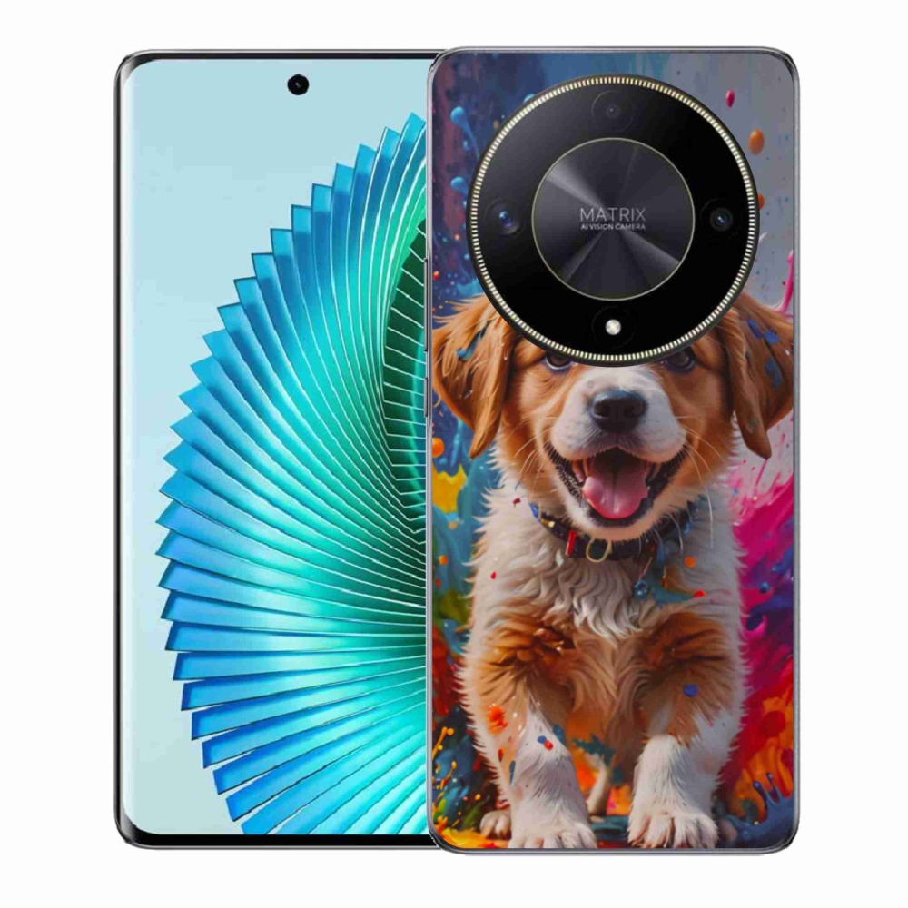 Gélový kryt mmCase na Honor Magic 6 Lite 5G - roztomilé šteňa 3