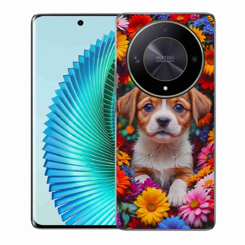 Gélový kryt mmCase na Honor Magic 6 Lite 5G - roztomilé šteňa