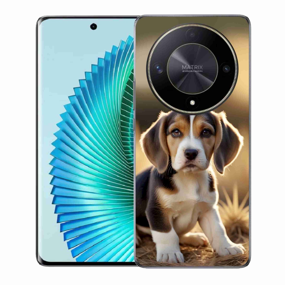 Gélový kryt mmCase na Honor Magic 6 Lite 5G - roztomilý bígl