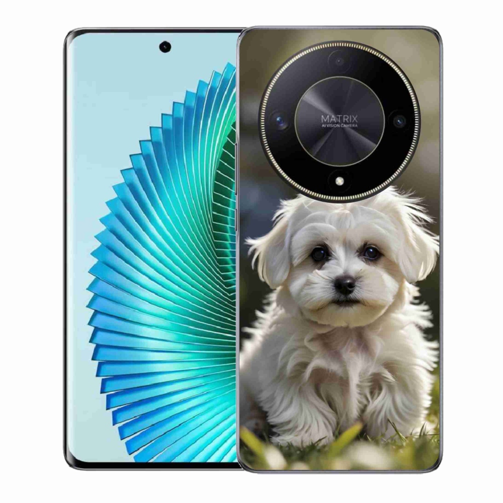 Gélový kryt mmCase na Honor Magic 6 Lite 5G - roztomilý maltézsky psík