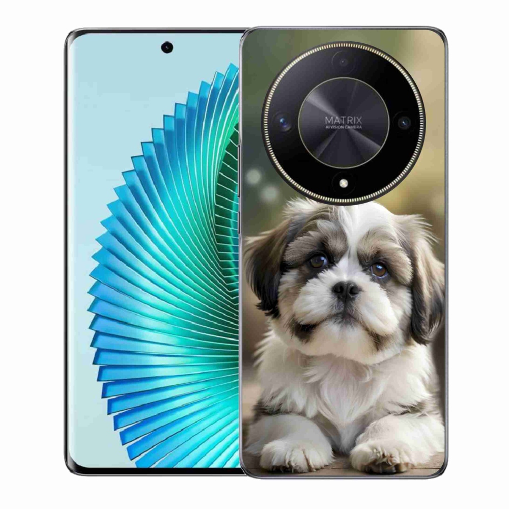 Gélový kryt mmCase na Honor Magic 6 Lite 5G - roztomilý shih-tzu