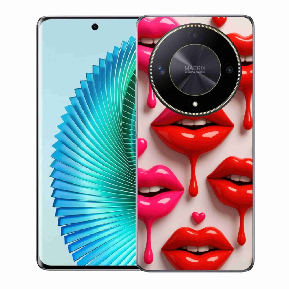 Gélový kryt mmCase na Honor Magic 6 Lite 5G - pery 2