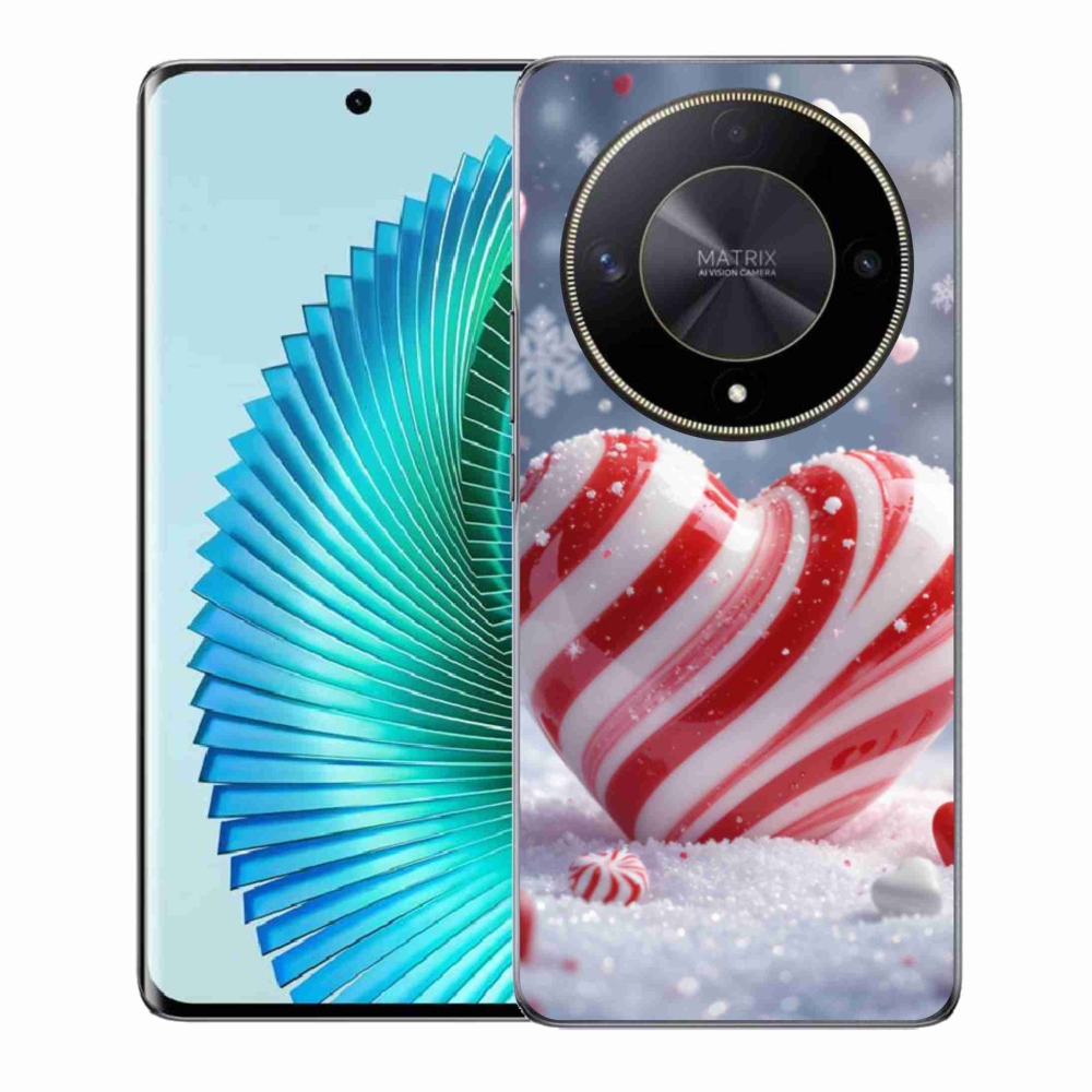 Gélový kryt mmCase na Honor Magic 6 Lite 5G - sladké srdce
