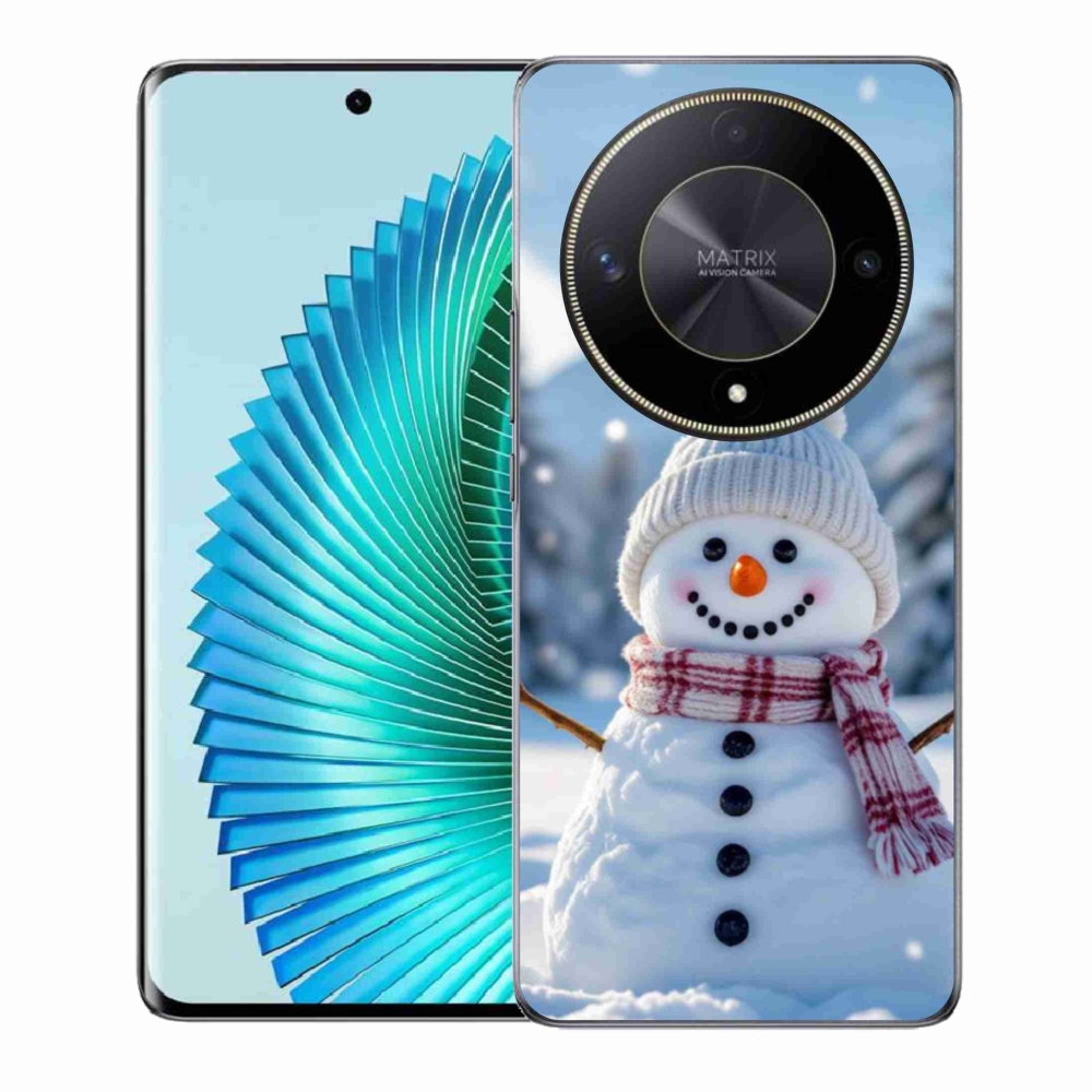 Gélový kryt mmCase na Honor Magic 6 Lite 5G - snehuliak 3