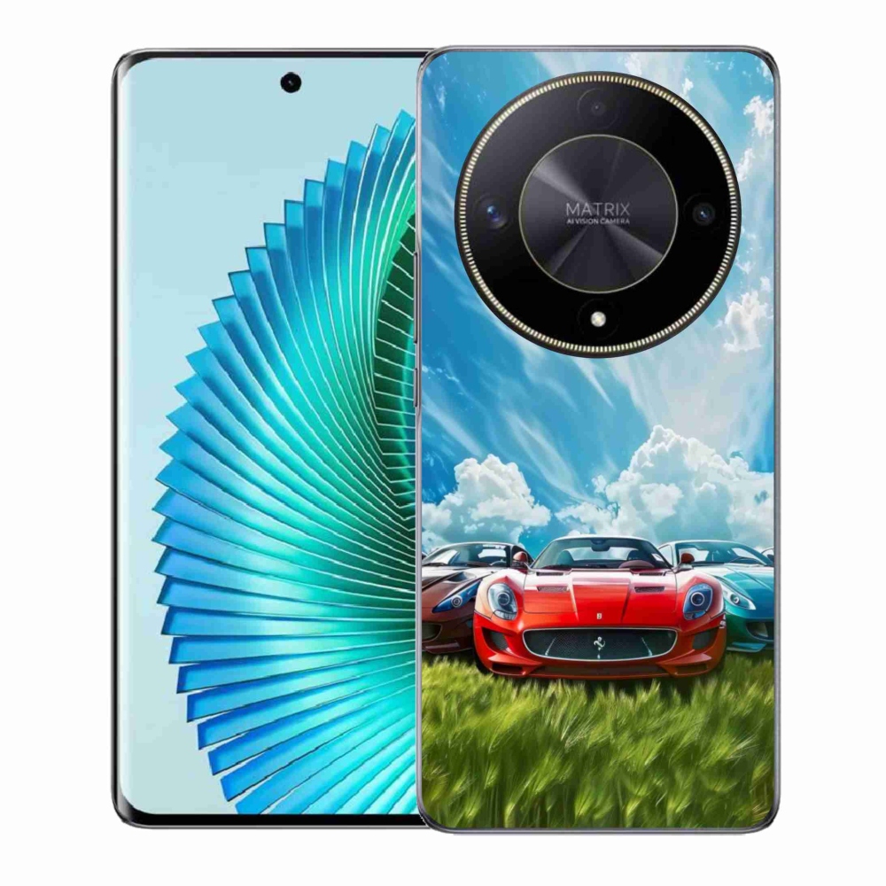 Gélový kryt mmCase na Honor Magic 6 Lite 5G - športové vozidlá