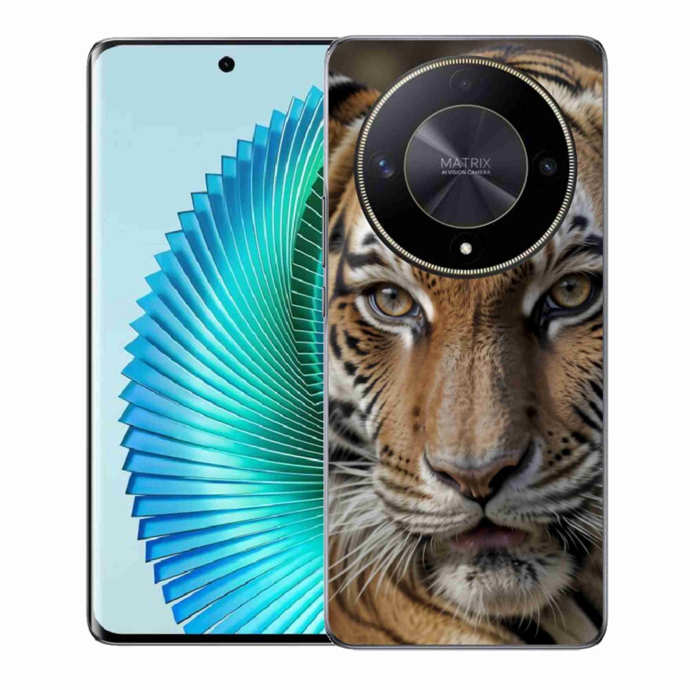 Gélový kryt mmCase na Honor Magic 6 Lite 5G - tigrie pohľad