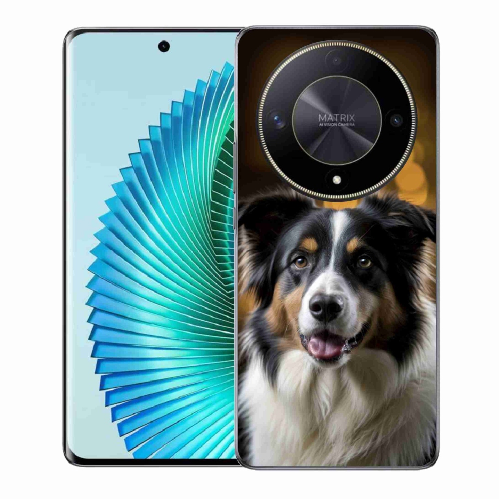 Gélový kryt mmCase na Honor Magic 6 Lite 5G - usmievavý austrálsky ovčiak