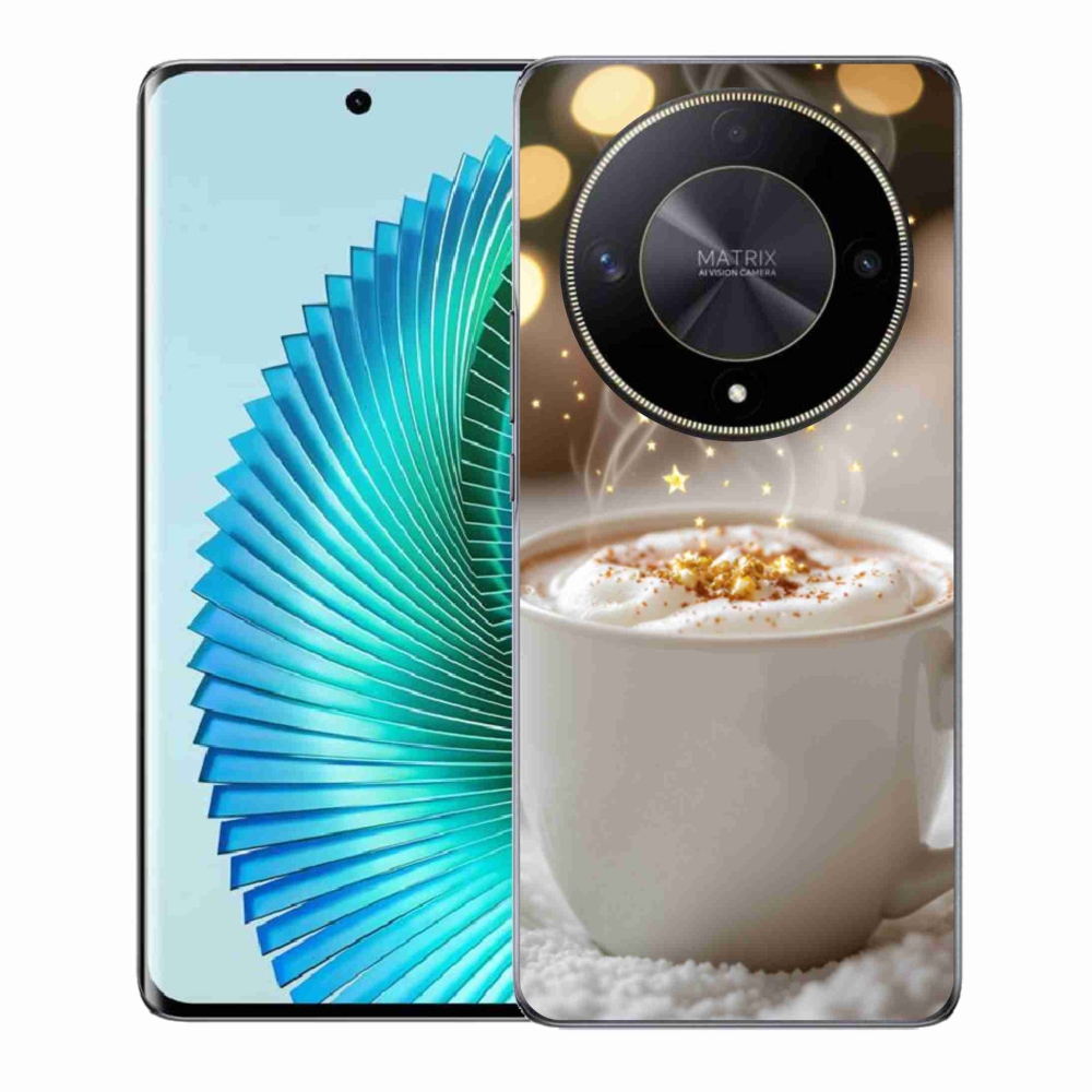 Gélový kryt mmCase na Honor Magic 6 Lite 5G - vianočný horúci nápoj
