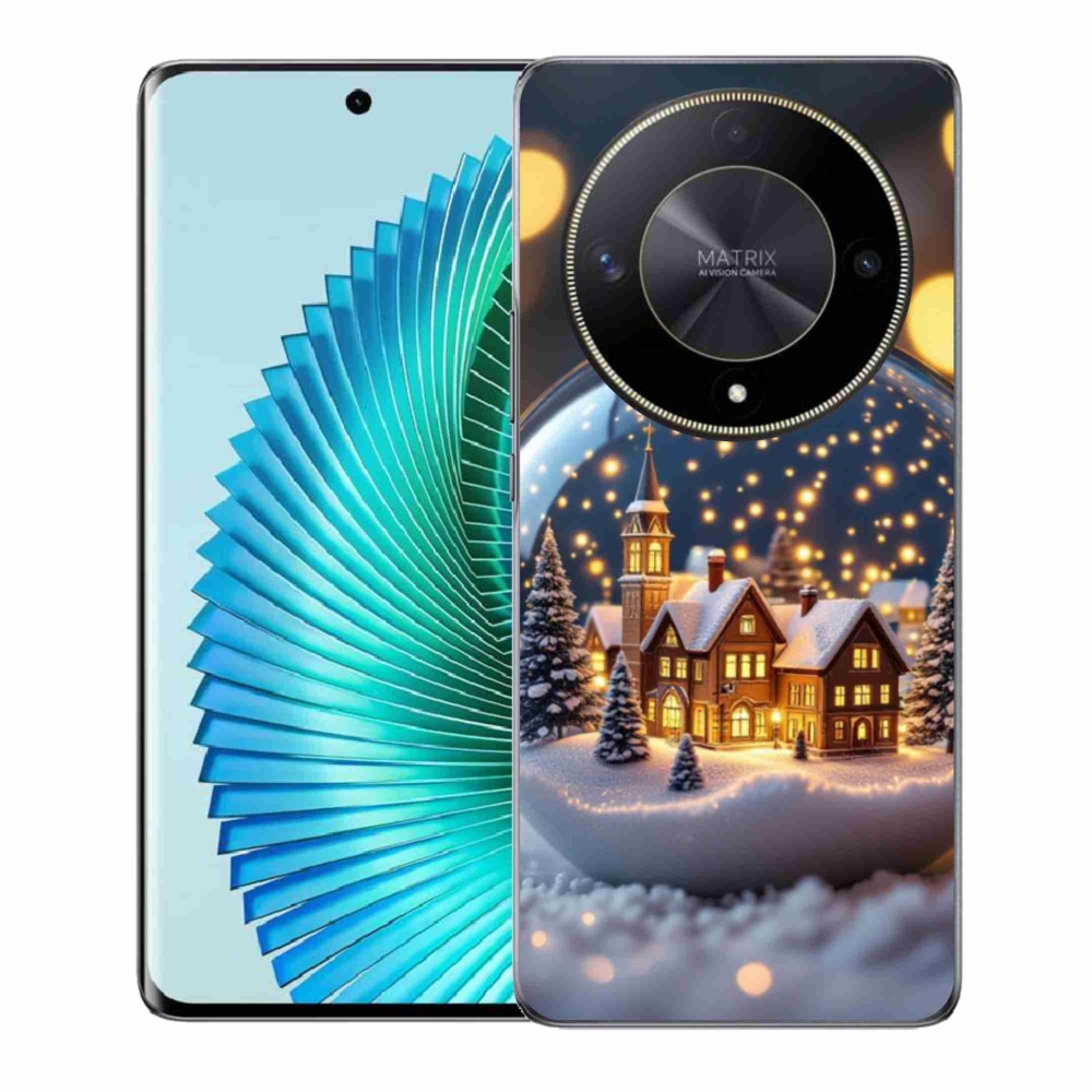 Gélový kryt mmCase na Honor Magic 6 Lite 5G - vianočné gule 4