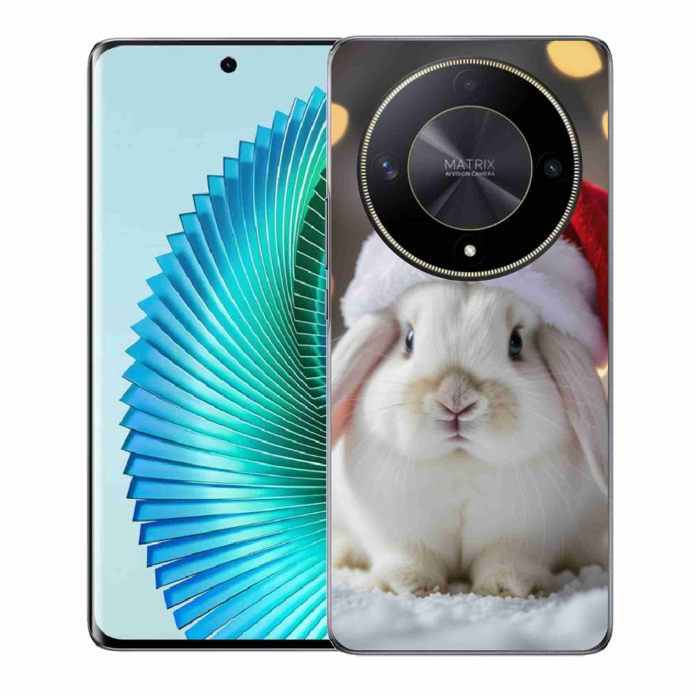 Gélový kryt mmCase na Honor Magic 6 Lite 5G - vianočný králik