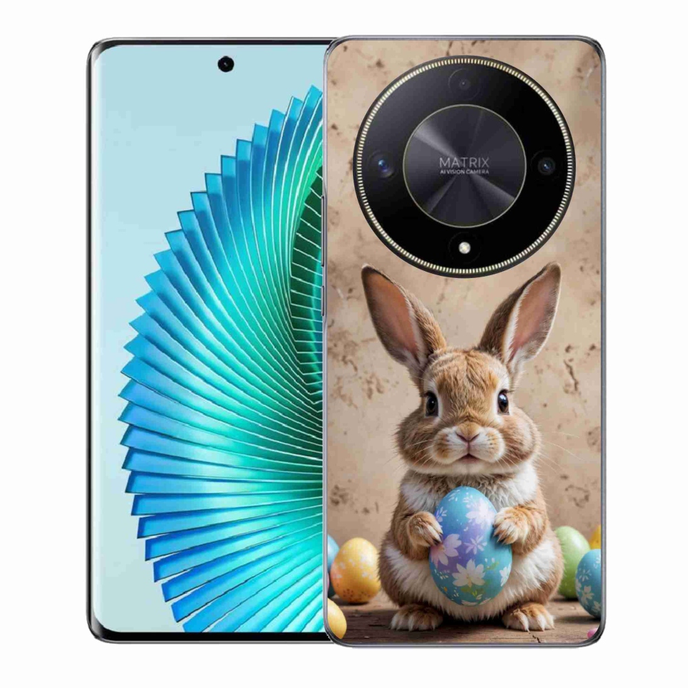 Gélový kryt mmCase na Honor Magic 6 Lite 5G - veľkonočný zajačik