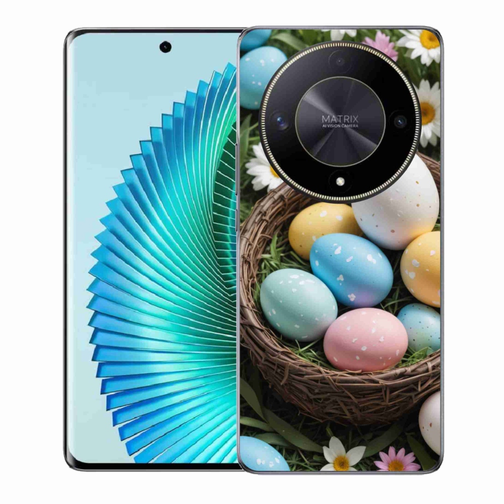 Gélový kryt mmCase na Honor Magic 6 Lite 5G - veľkonočné vajíčka 2
