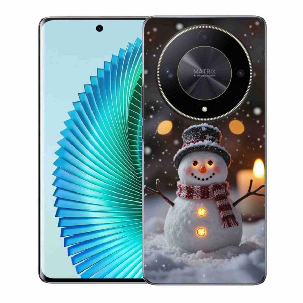 Gélový kryt mmCase na Honor Magic 6 Lite 5G - veselý snehuliak
