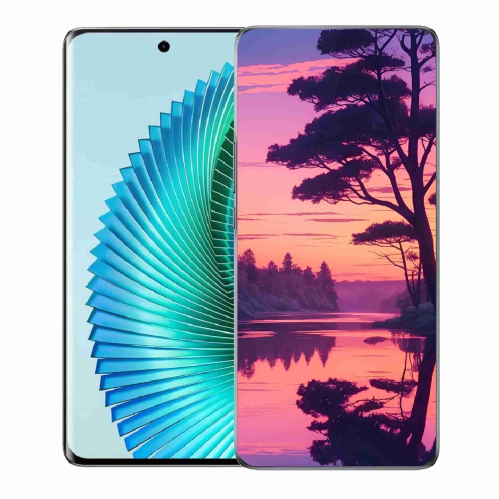 Gélový kryt mmCase na Honor Magic 6 Lite 5G - západ slnka nad jazerom