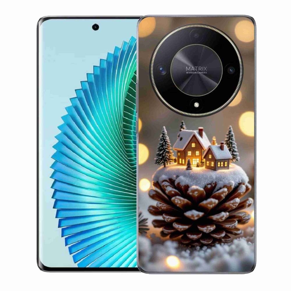 Gélový kryt mmCase na Honor Magic 6 Lite 5G - zimná dedinka