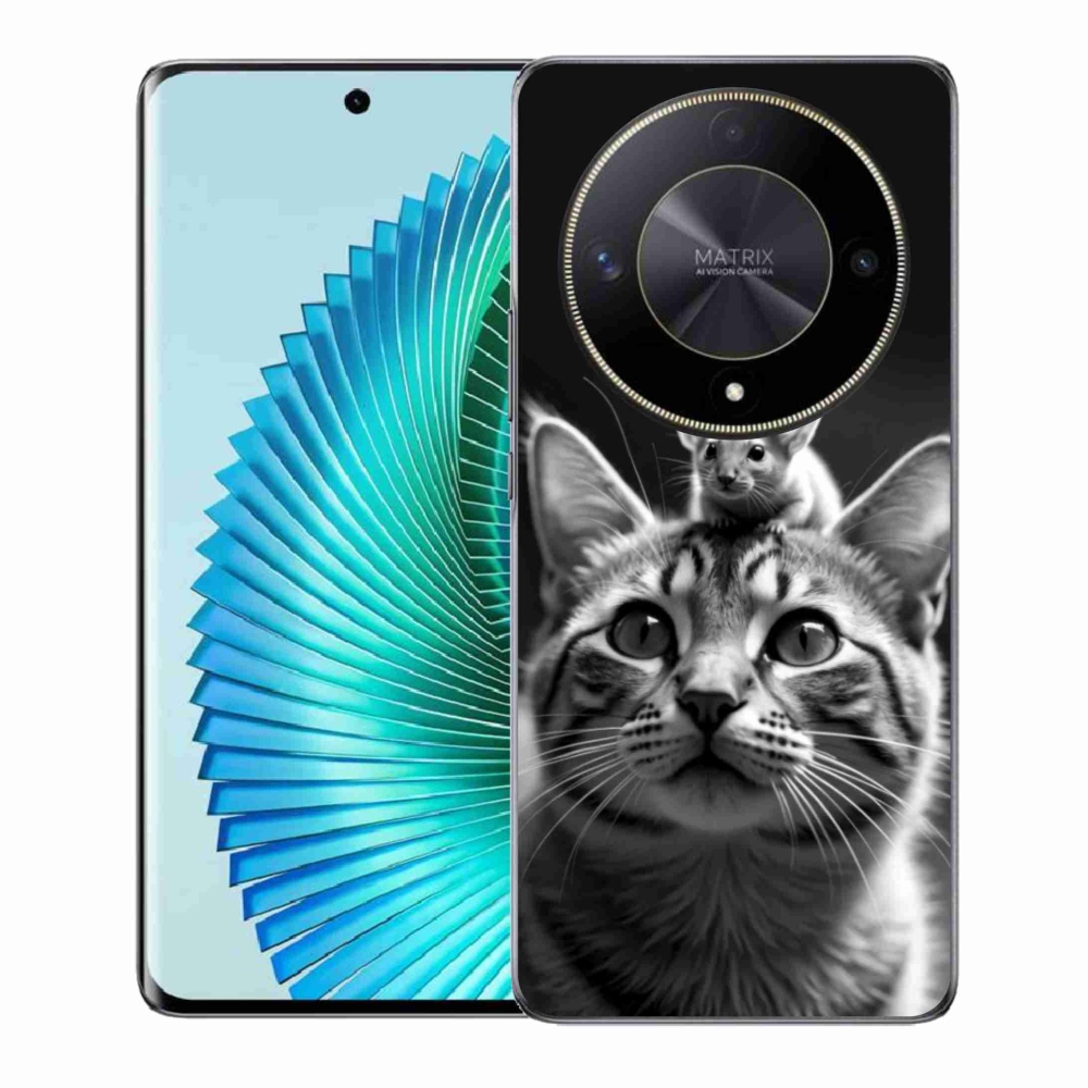 Gélový kryt mmCase na Honor Magic 6 Lite 5G - zvieracie priateľstvo 2