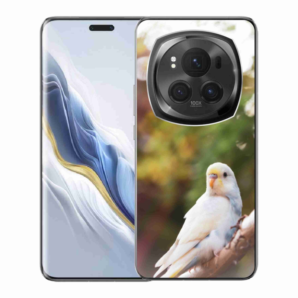 Gélový kryt mmCase na Honor Magic 6 Pro 5G - andulka biela