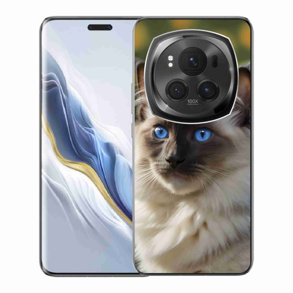 Gélový kryt mmCase na Honor Magic 6 Pro 5G - biely ragdoll