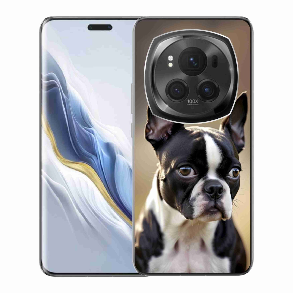 Gélový kryt mmCase na Honor Magic 6 Pro 5G - bostonský teriér