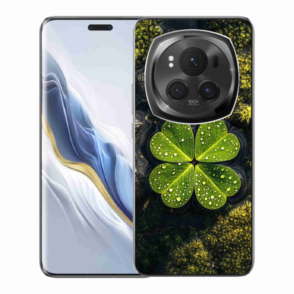 Gélový kryt mmCase na Honor Magic 6 Pro 5G - štvorlístok