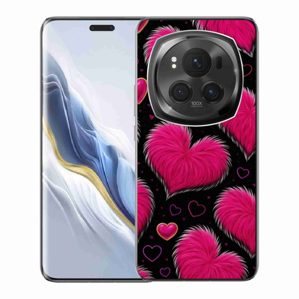 Gélový kryt mmCase na Honor Magic 6 Pro 5G - hebké srdce