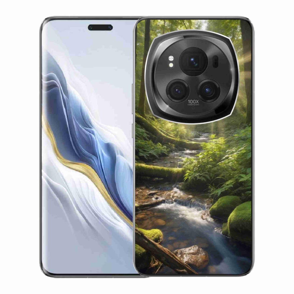 Gélový kryt mmCase na Honor Magic 6 Pro 5G - hlbina lesa