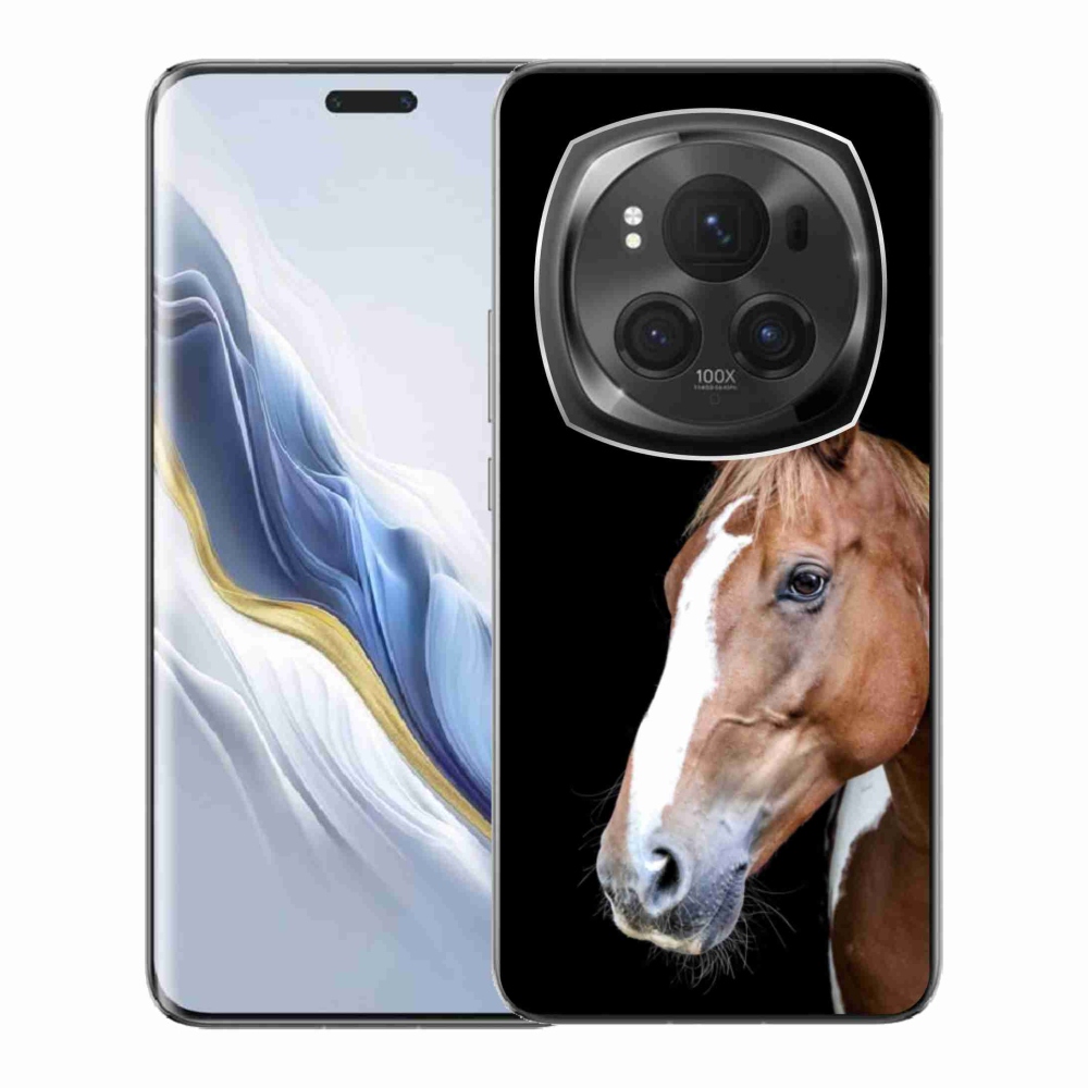 Gélový kryt mmCase na Honor Magic 6 Pro 5G - hnedý kôň 3