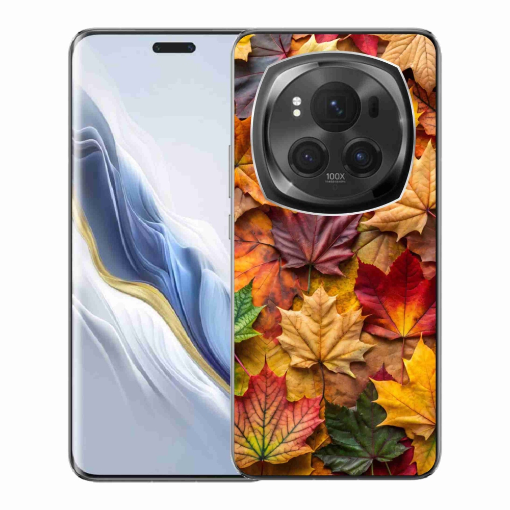Gélový kryt mmCase na Honor Magic 6 Pro 5G - javorové listy 2