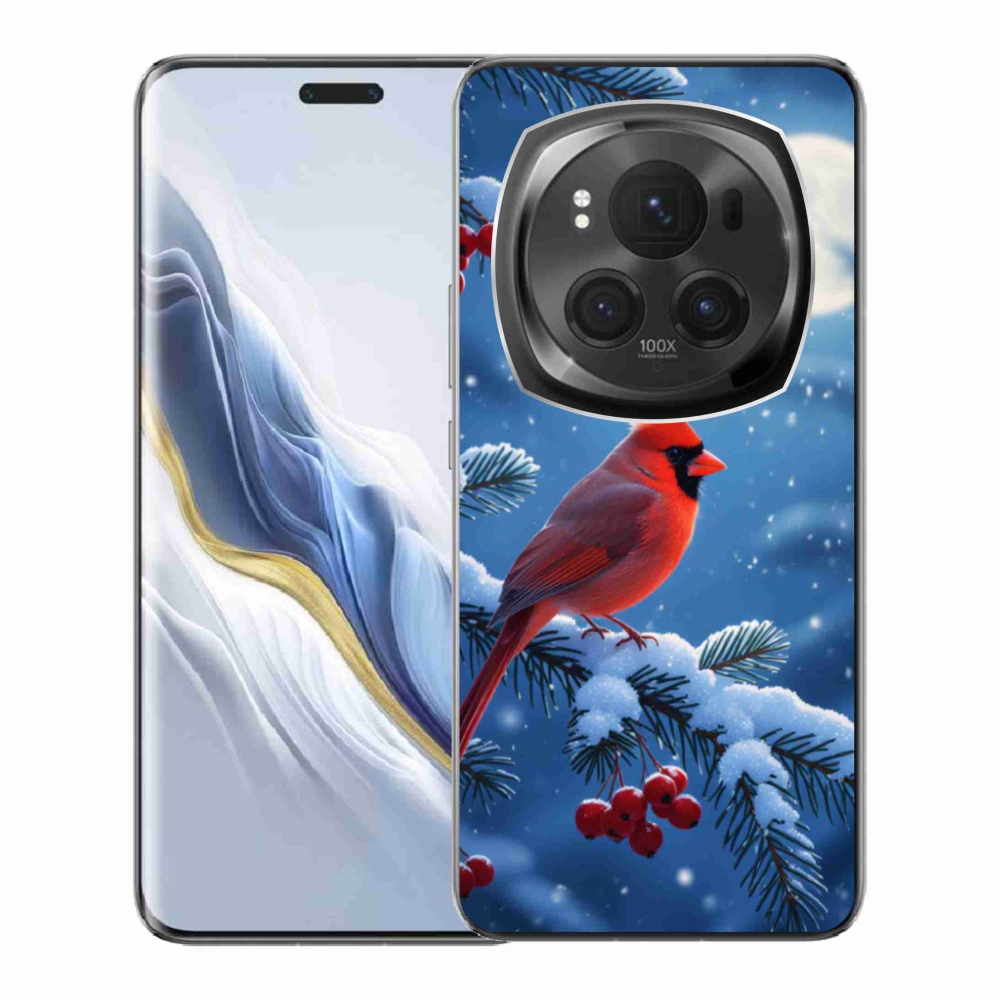 Gélový kryt mmCase na Honor Magic 6 Pro 5G - kardinál červený