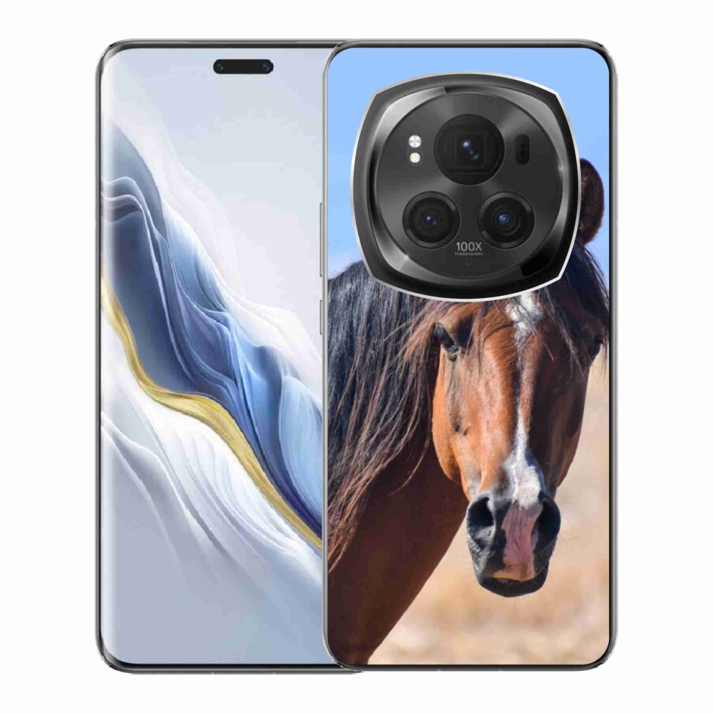 Gélový kryt mmCase na Honor Magic 6 Pro 5G - pokojný kôň