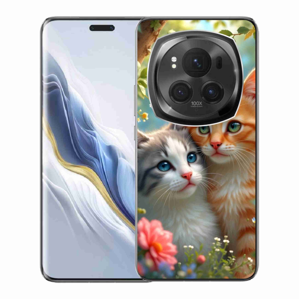 Gélový kryt mmCase na Honor Magic 6 Pro 5G - mačacia láska 2