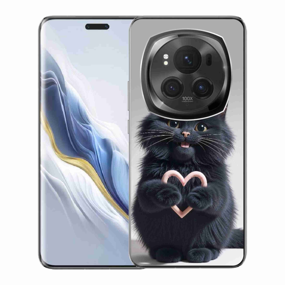 Gélový kryt mmCase na Honor Magic 6 Pro 5G - mačacia láska 3