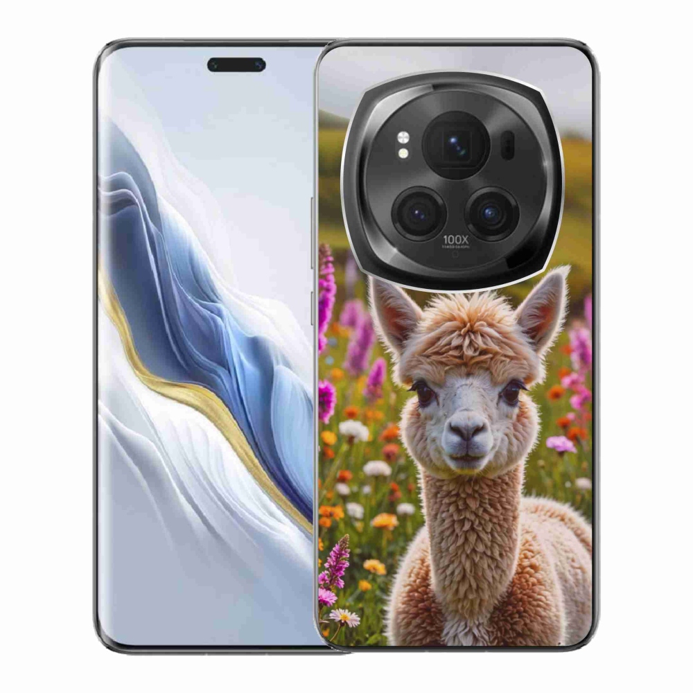 Gélový kryt mmCase na Honor Magic 6 Pro 5G - lama na lúke