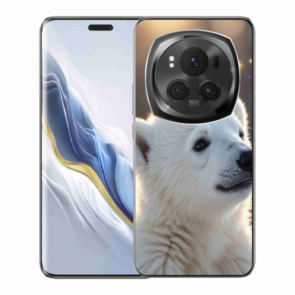Gélový kryt mmCase na Honor Magic 6 Pro 5G - ľadový medveď