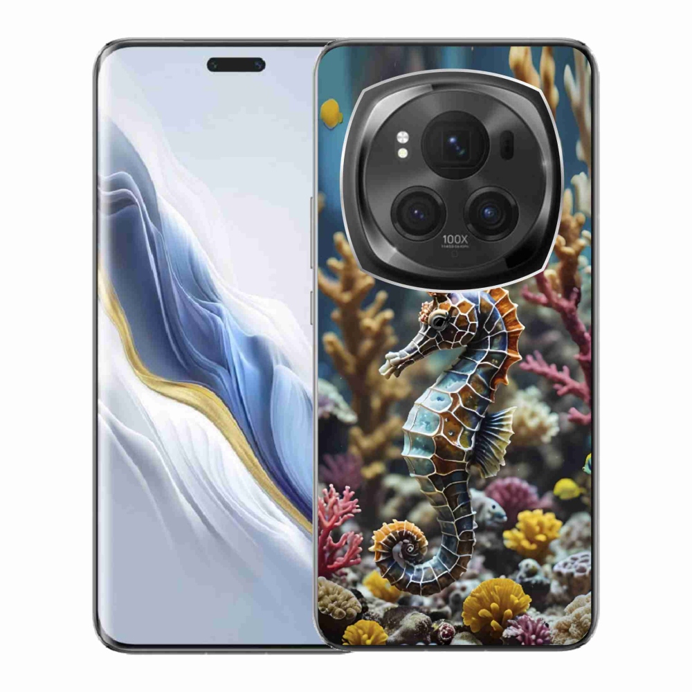 Gélový kryt mmCase na Honor Magic 6 Pro 5G - morský koník 2