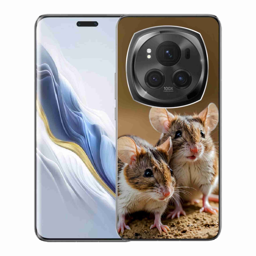 Gélový kryt mmCase na Honor Magic 6 Pro 5G - myší duo