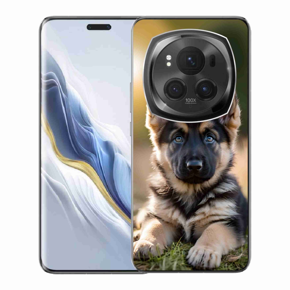 Gélový kryt mmCase na Honor Magic 6 Pro 5G - nemecký ovčiak v prírode