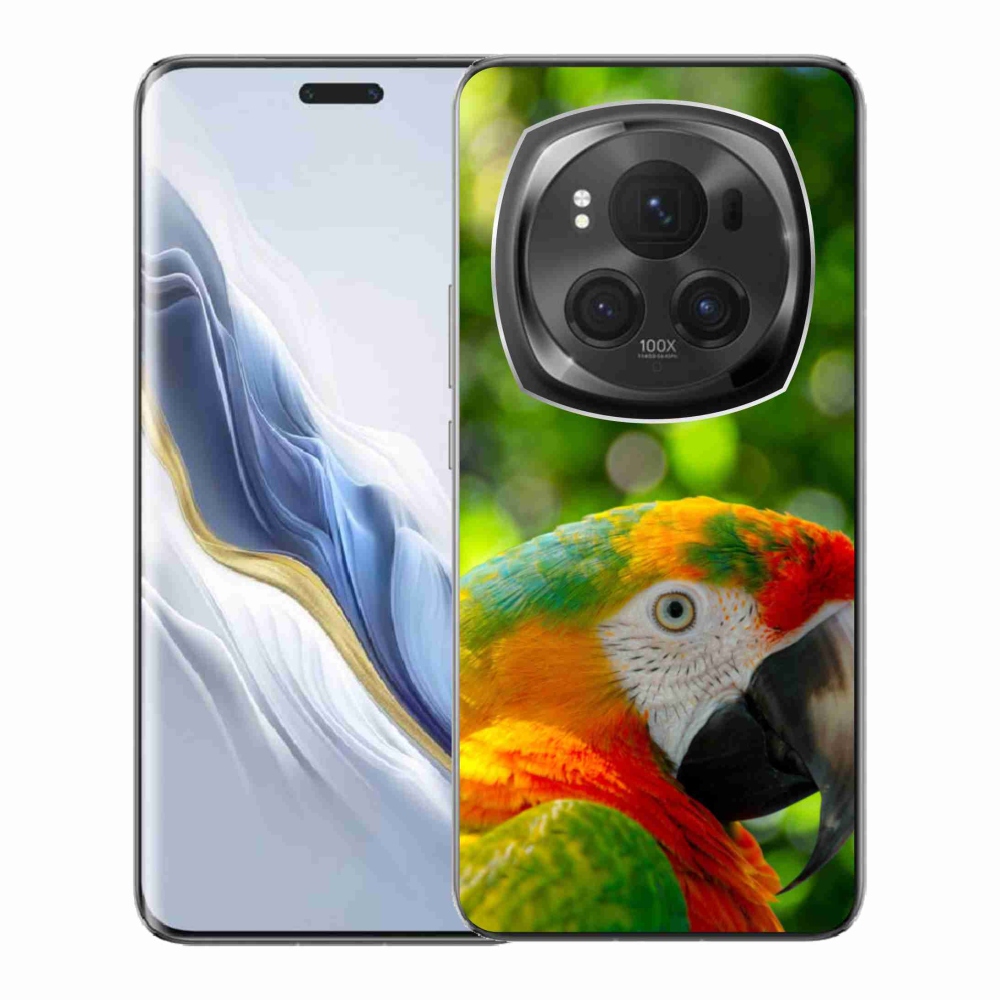 Gélový kryt mmCase na Honor Magic 6 Pro 5G - papagáj ara 3