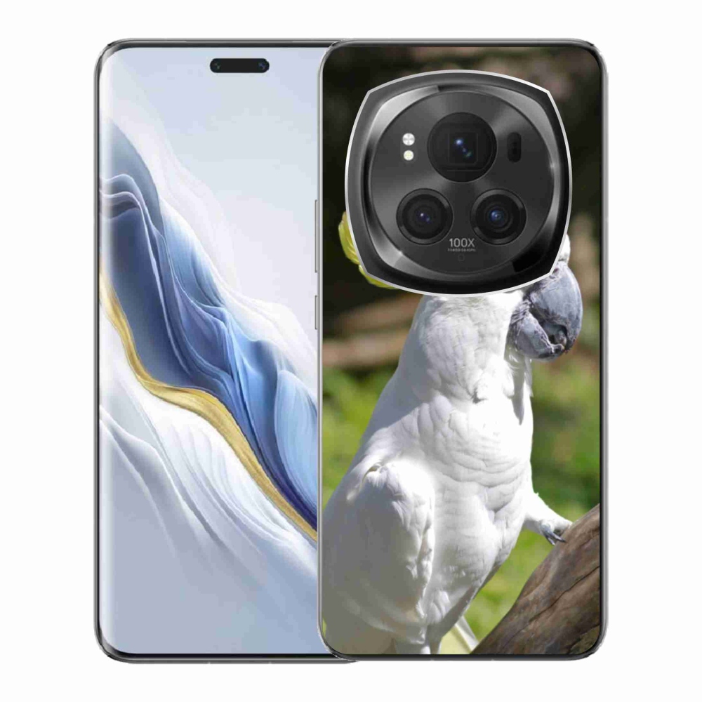 Gélový kryt mmCase na Honor Magic 6 Pro 5G - papagáj kakadu 2