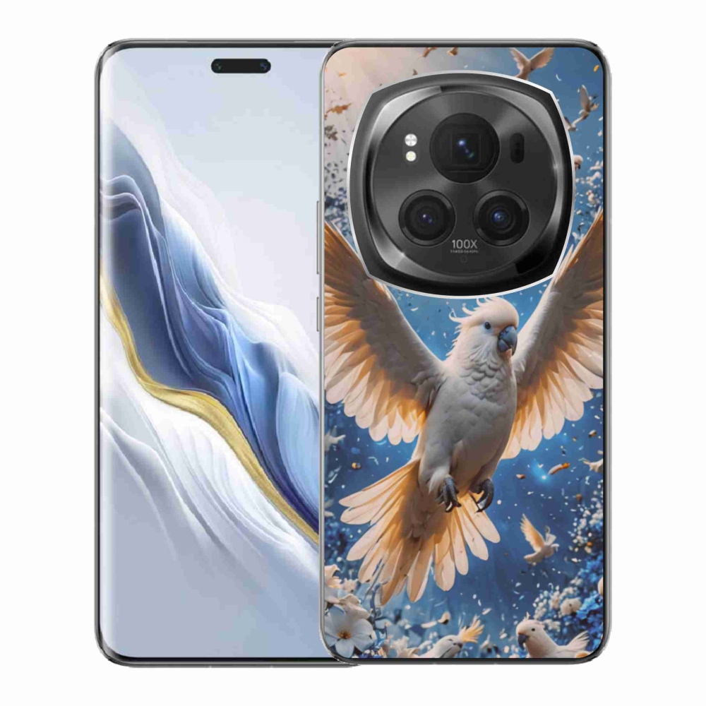 Gélový kryt mmCase na Honor Magic 6 Pro 5G - papagáj kakadu