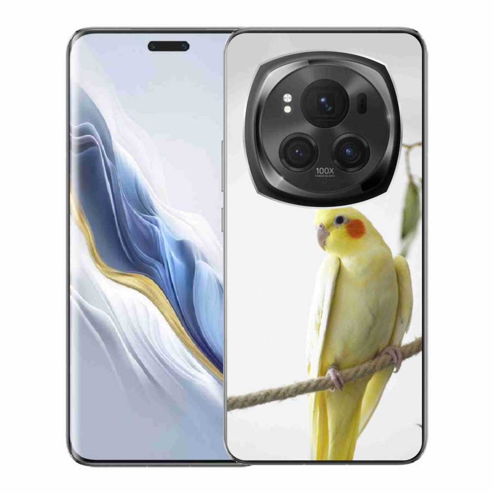 Gélový kryt mmCase na Honor Magic 6 Pro 5G - papagáj korela chocholatá