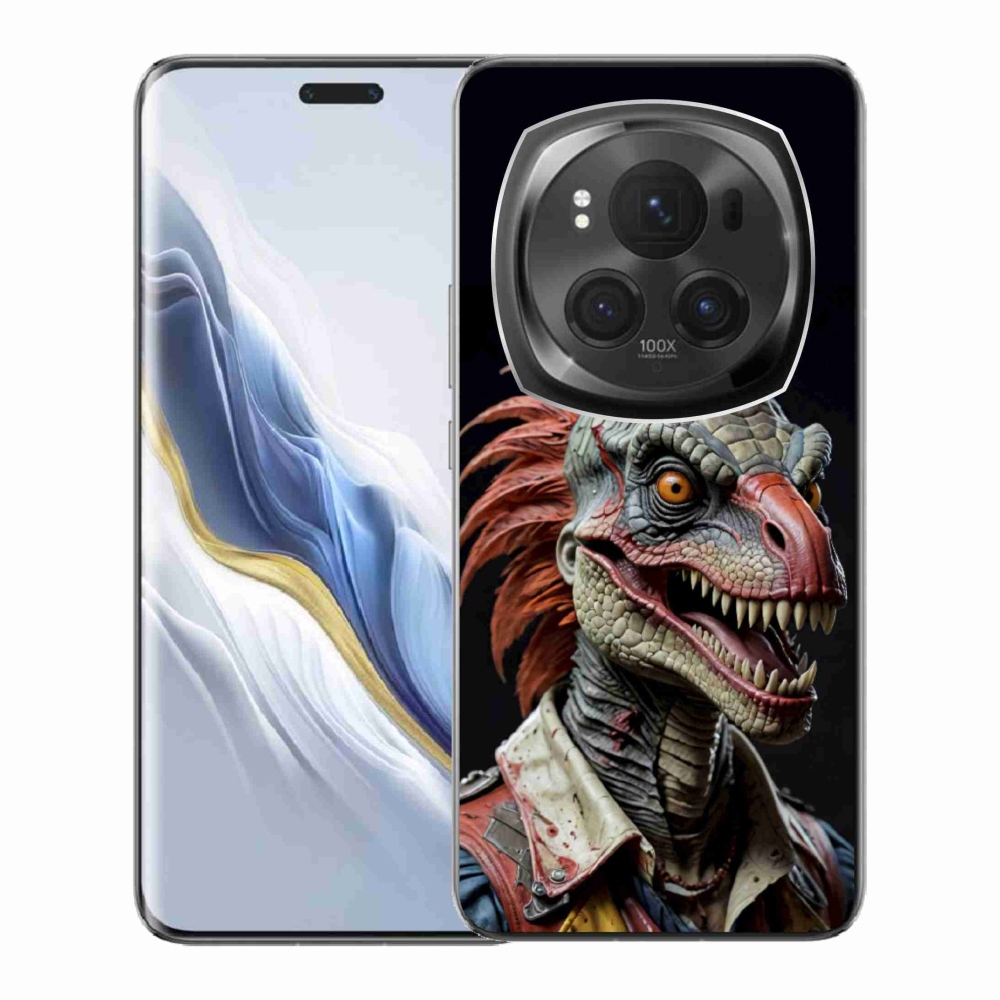 Gélový kryt mmCase na Honor Magic 6 Pro 5G - punk dinosaurus