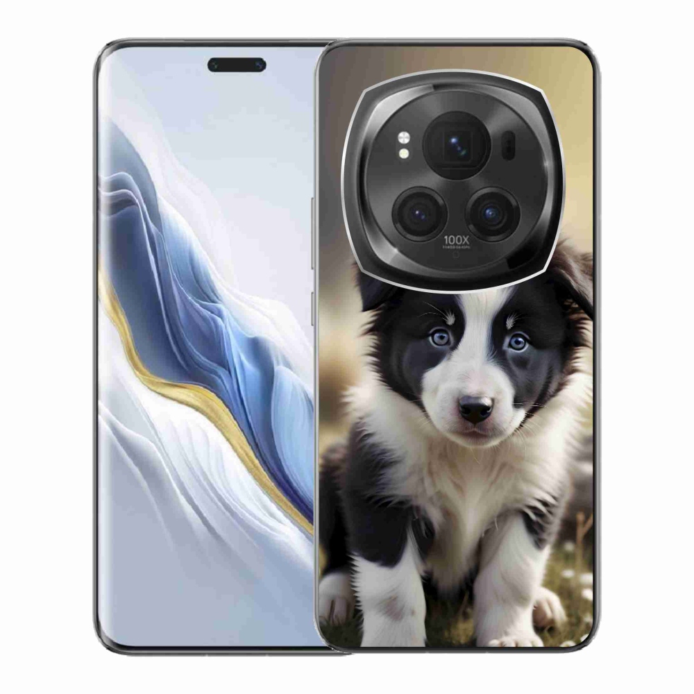 Gélový kryt mmCase na Honor Magic 6 Pro 5G - roztomilá border kólia