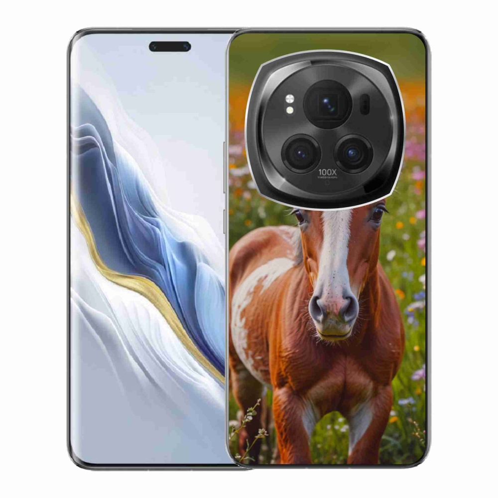 Gélový kryt mmCase na Honor Magic 6 Pro 5G - roztomilé žriebä